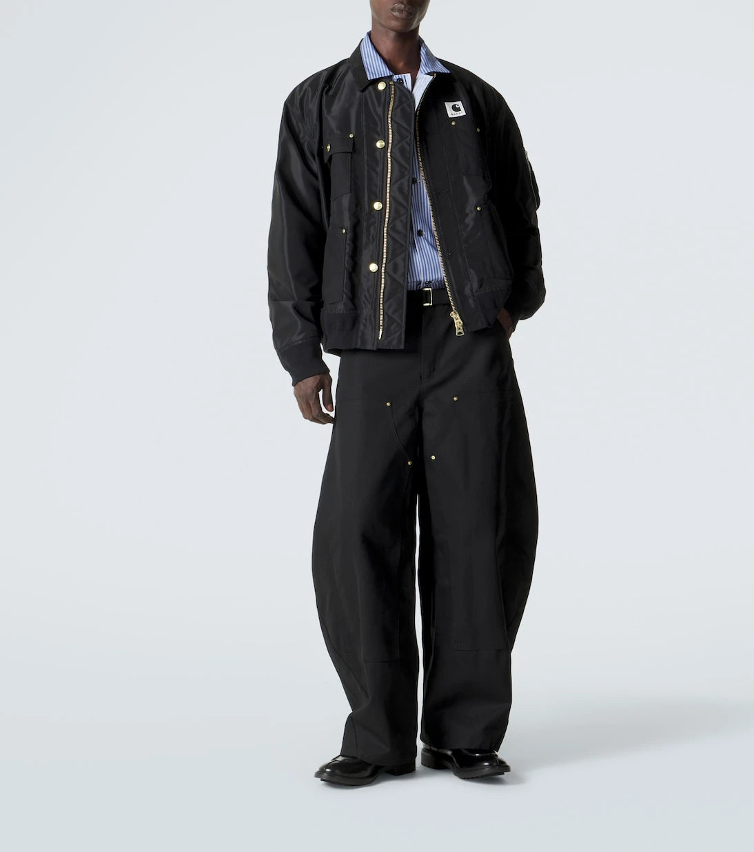 Sacai - بنطال قطني واسع الساقين من Carhartt WIP