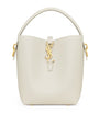 Saint Laurent White Small Calfskin Le 37 Bucket Bag