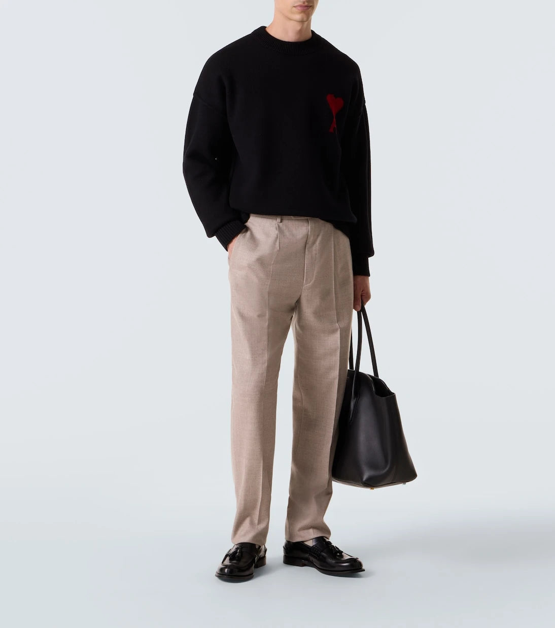 Ami Paris - Ami De Cœur virgin wool sweater