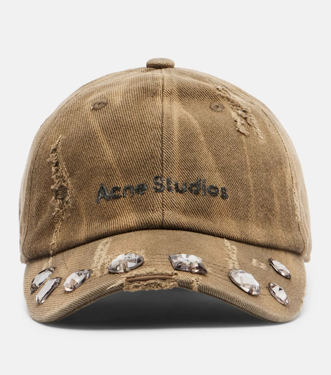 Acne Studios - Embellished cotton canvas baseball cap
