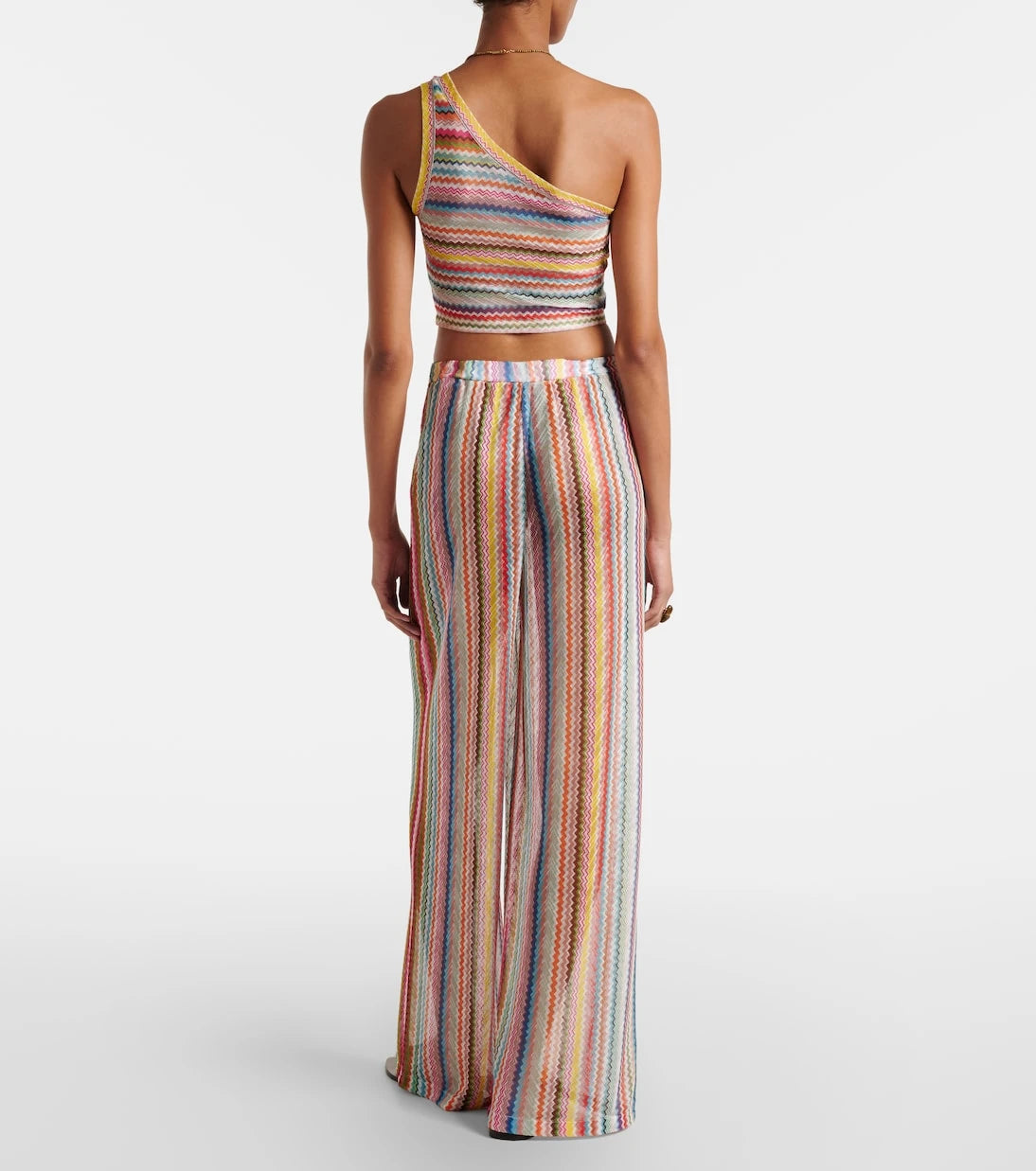 Missoni - Zigzag palazzo pants
