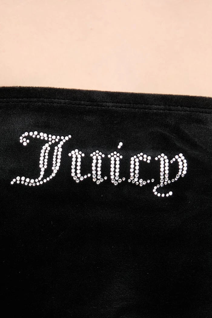 Juicy Couture кадифена рокля RUFFLE DRESS