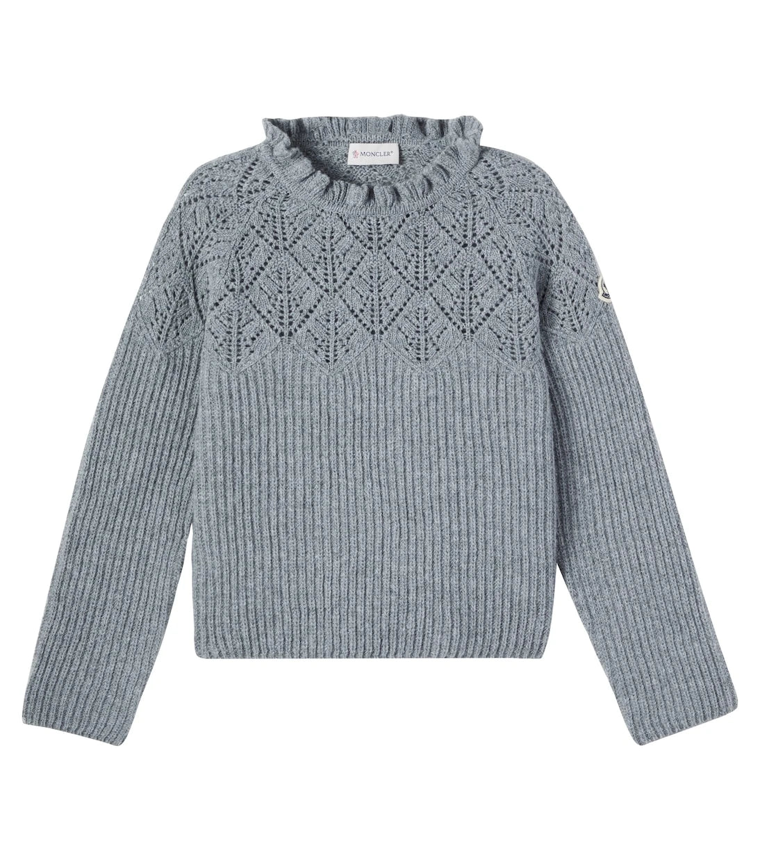 Moncler Enfant - Ribbed-knit virgin wool sweater