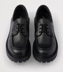 Prada Leather Laced Loafers