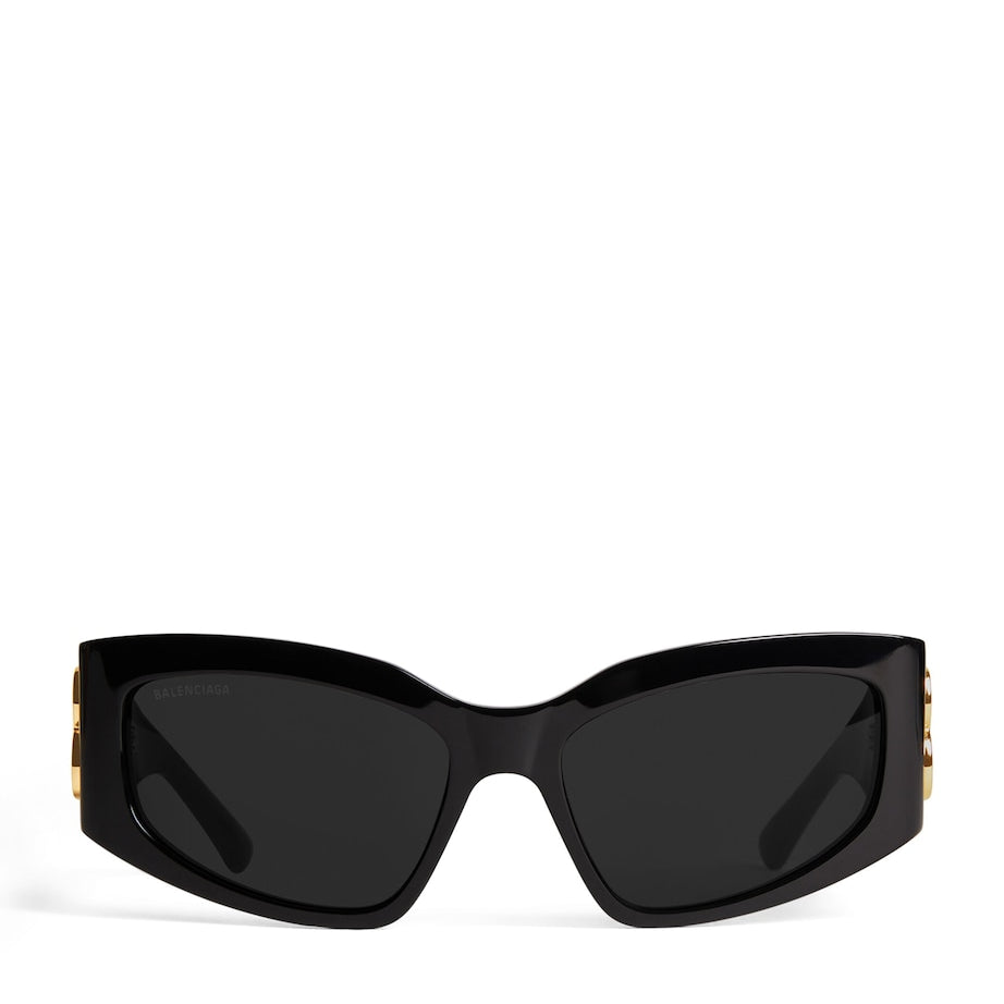 Black Bossy Cat-Eye Sunglasses
