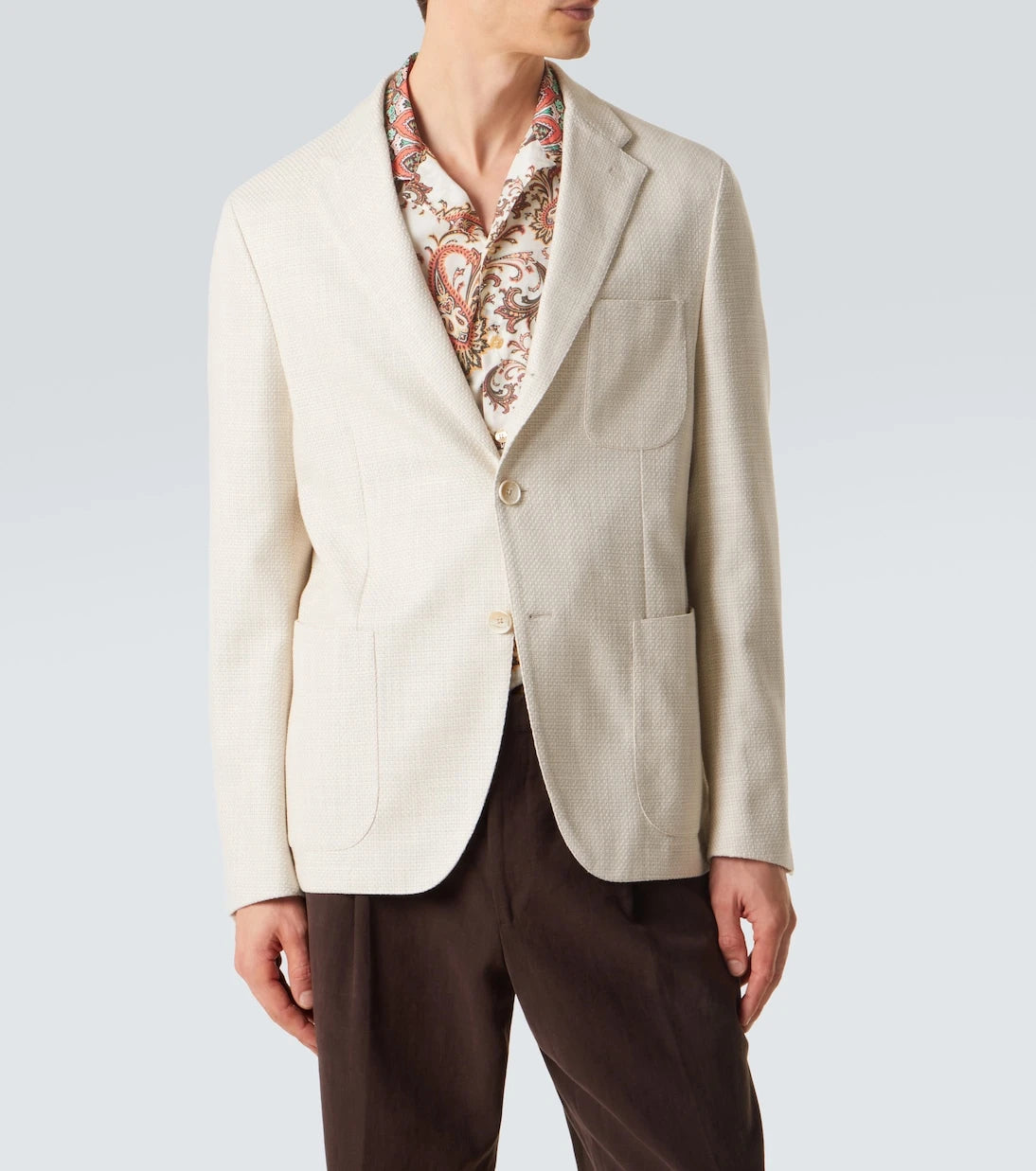 Etro - Pamuk ve yün blazer