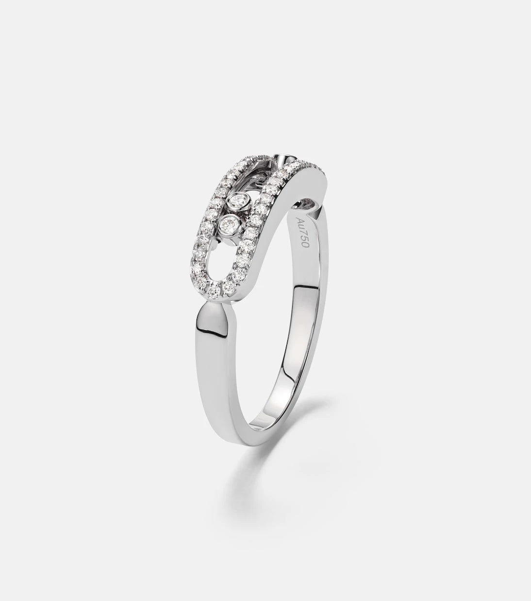 Messika - Baby Move 18kt white gold ring with diamonds