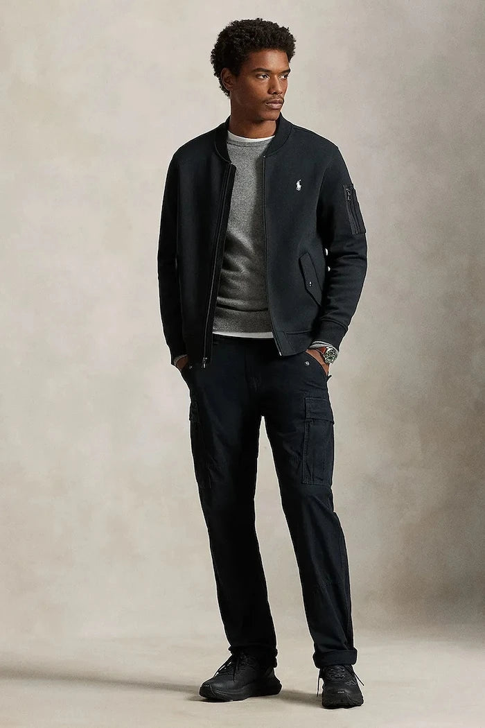 Polo Ralph Lauren pamuklu erkek fermuarlı sweatshirt