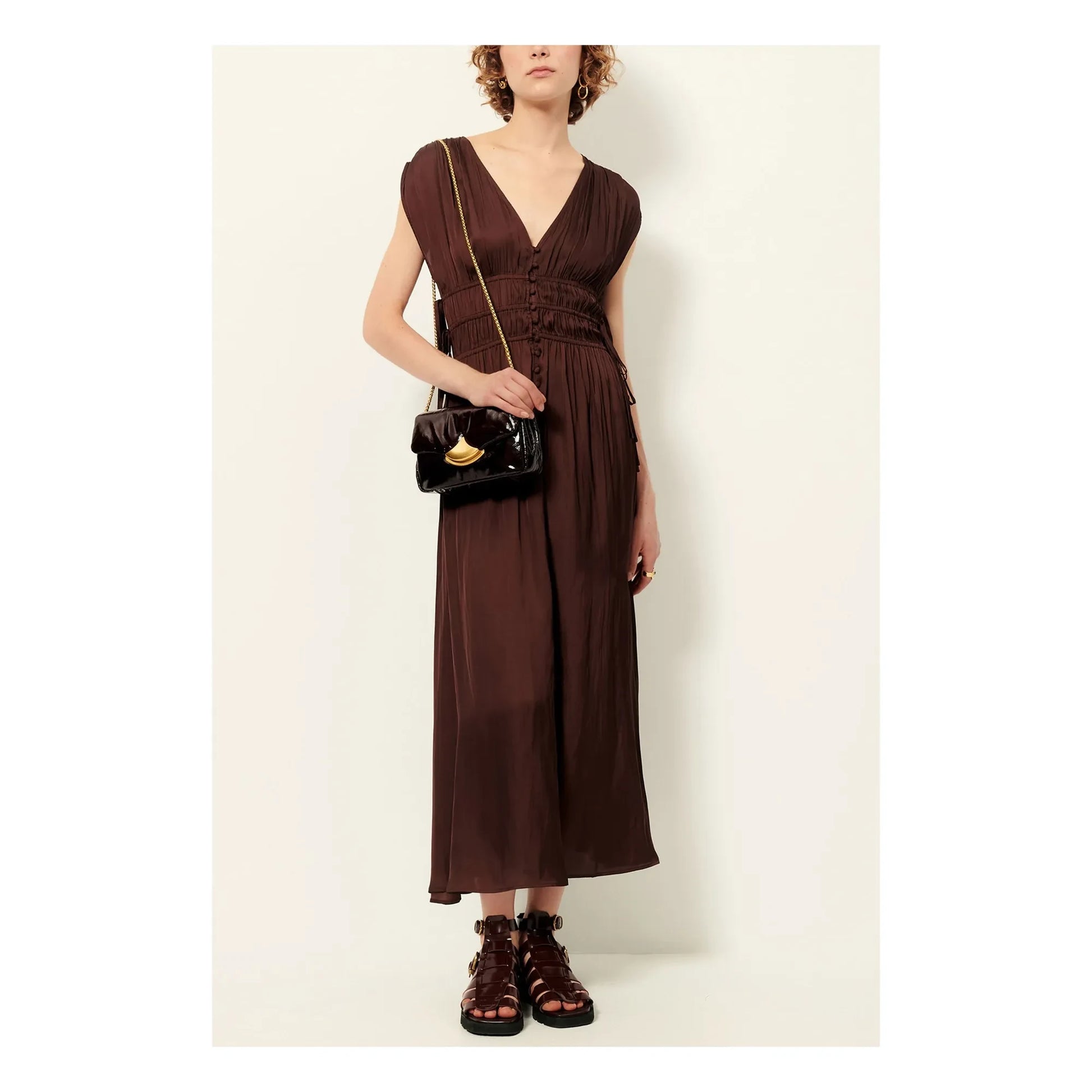 Sessùn - Prezianni dress | Coffee
