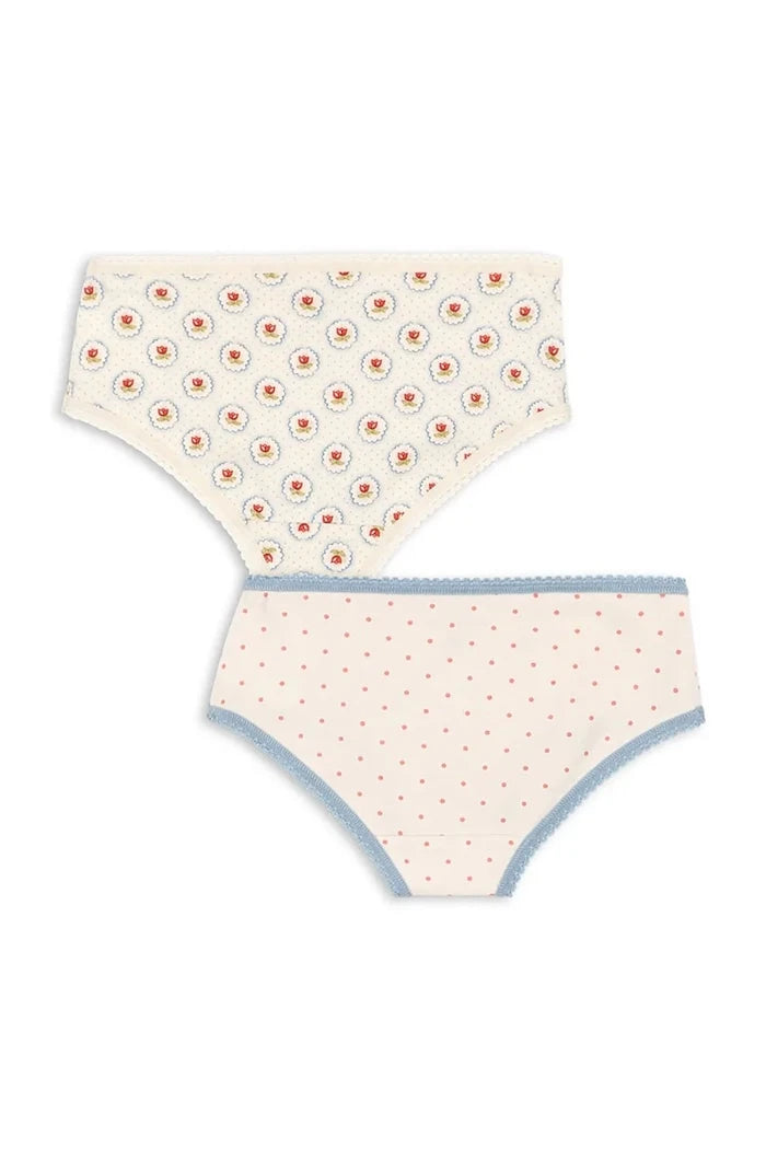 Детски бикини Konges Sløjd BASIC GIRL UNDERPANTS GOTS (2 броя)