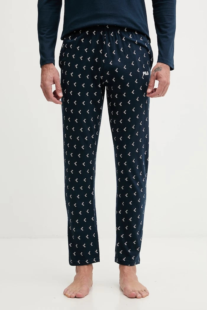 Fila Erkek Pamuklu İki Parçalı Pijama