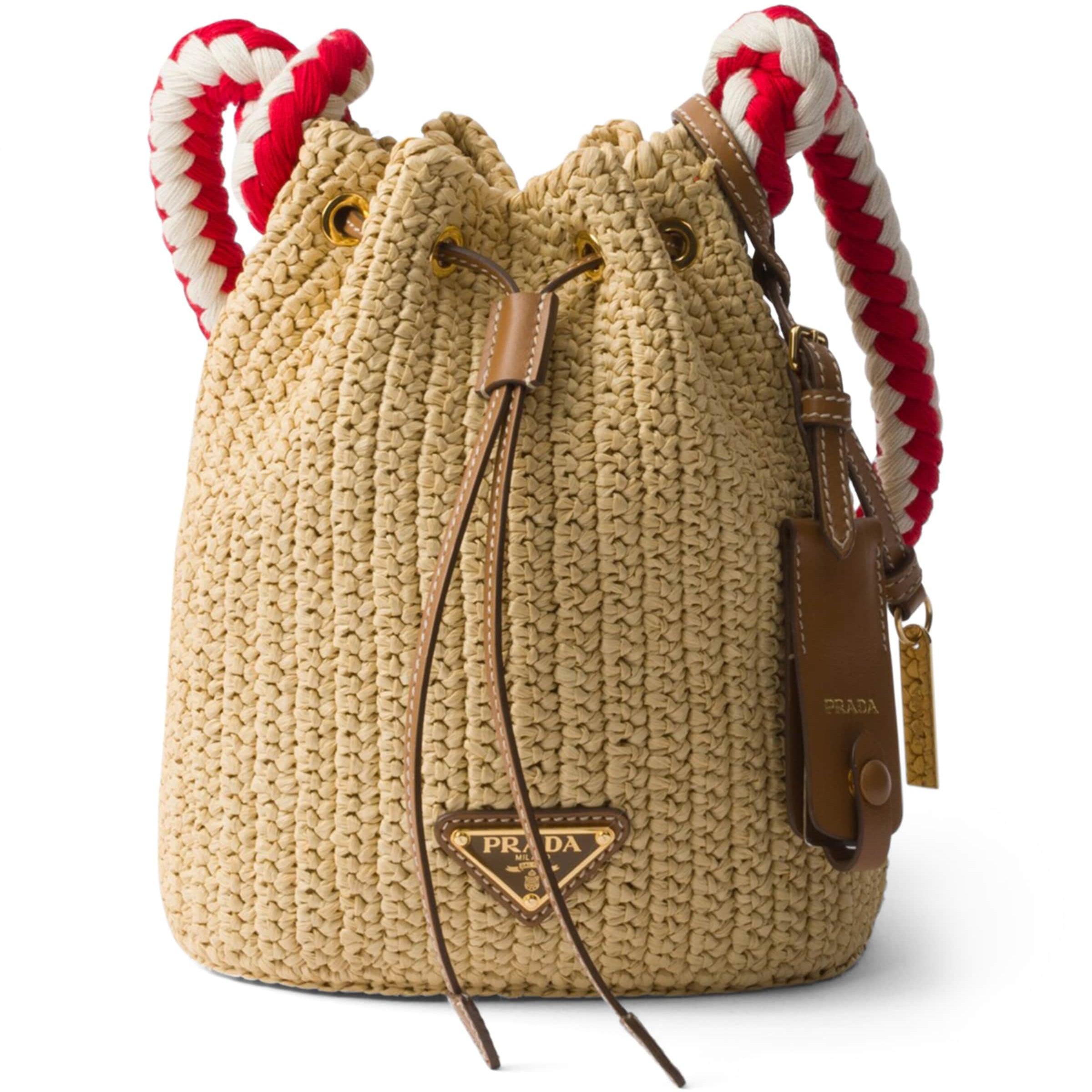Neutral Mini Crochet Bucket Bag