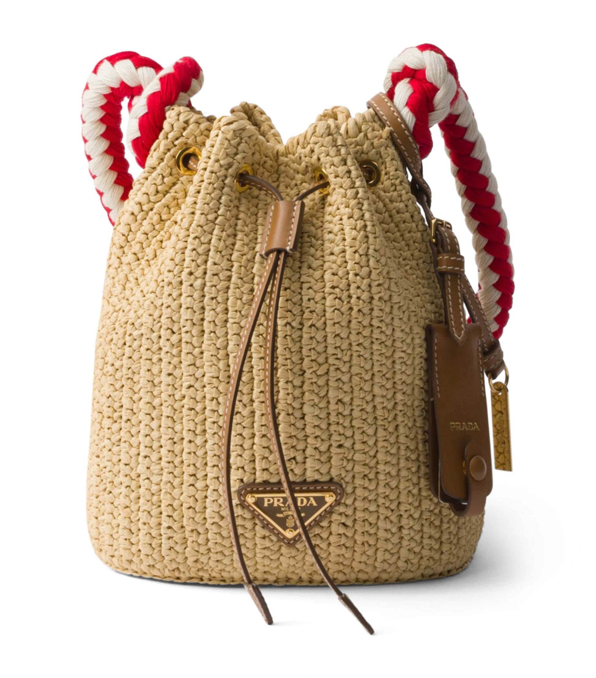 Neutral Mini Crochet Bucket Bag