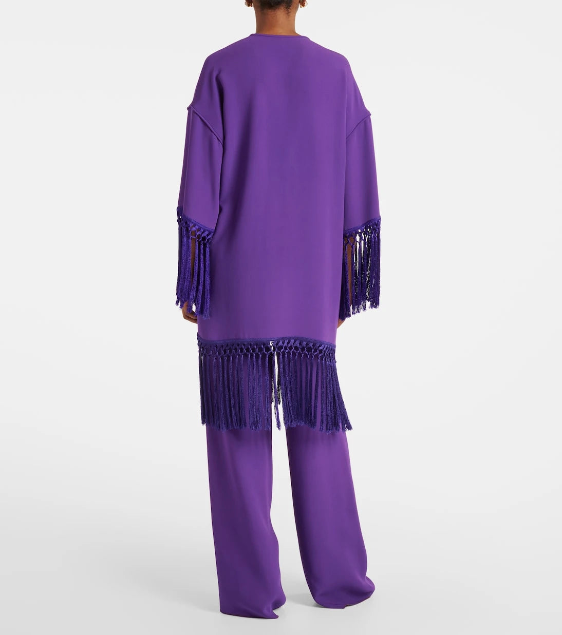 Valentino - Cady Couture fringed minidress