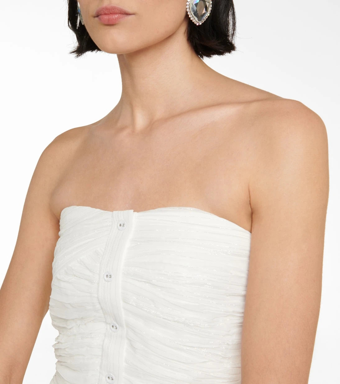 Rotate - Bridal Leia ruched maxi dress