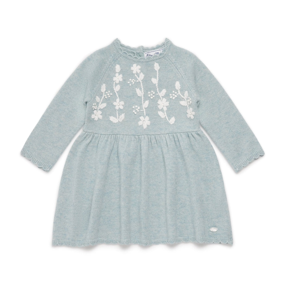 Floral Embroidered Dress (3 Months-4 Years)