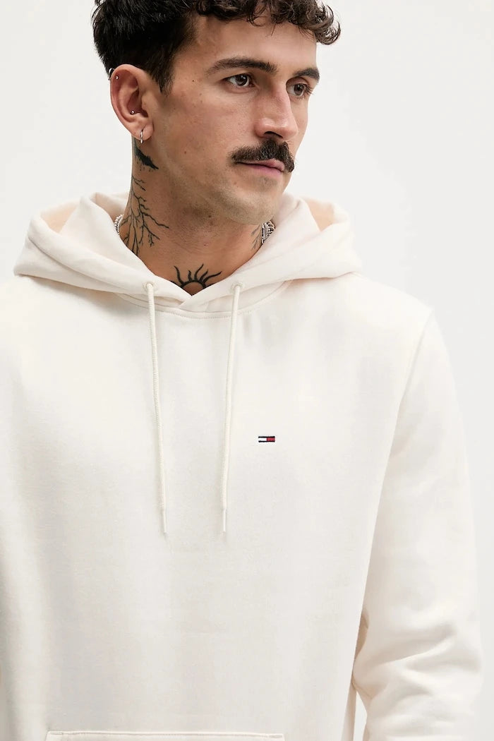 Tommy Jeans Erkek Pamuklu Kapüşonlu Sweatshirt