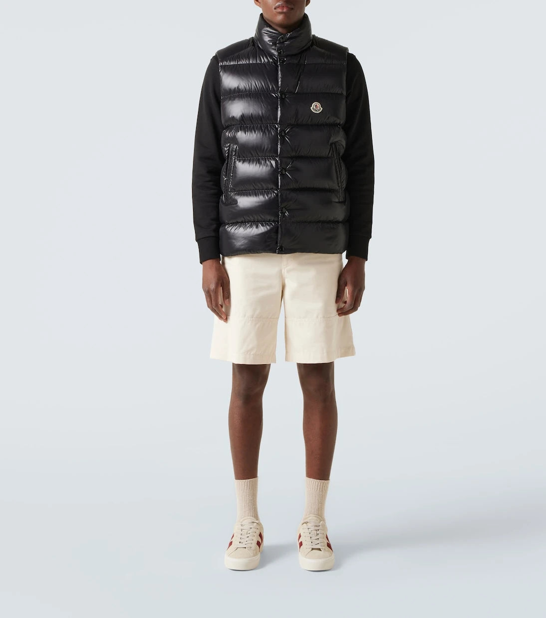 Moncler - Monaco2 suede sneakers