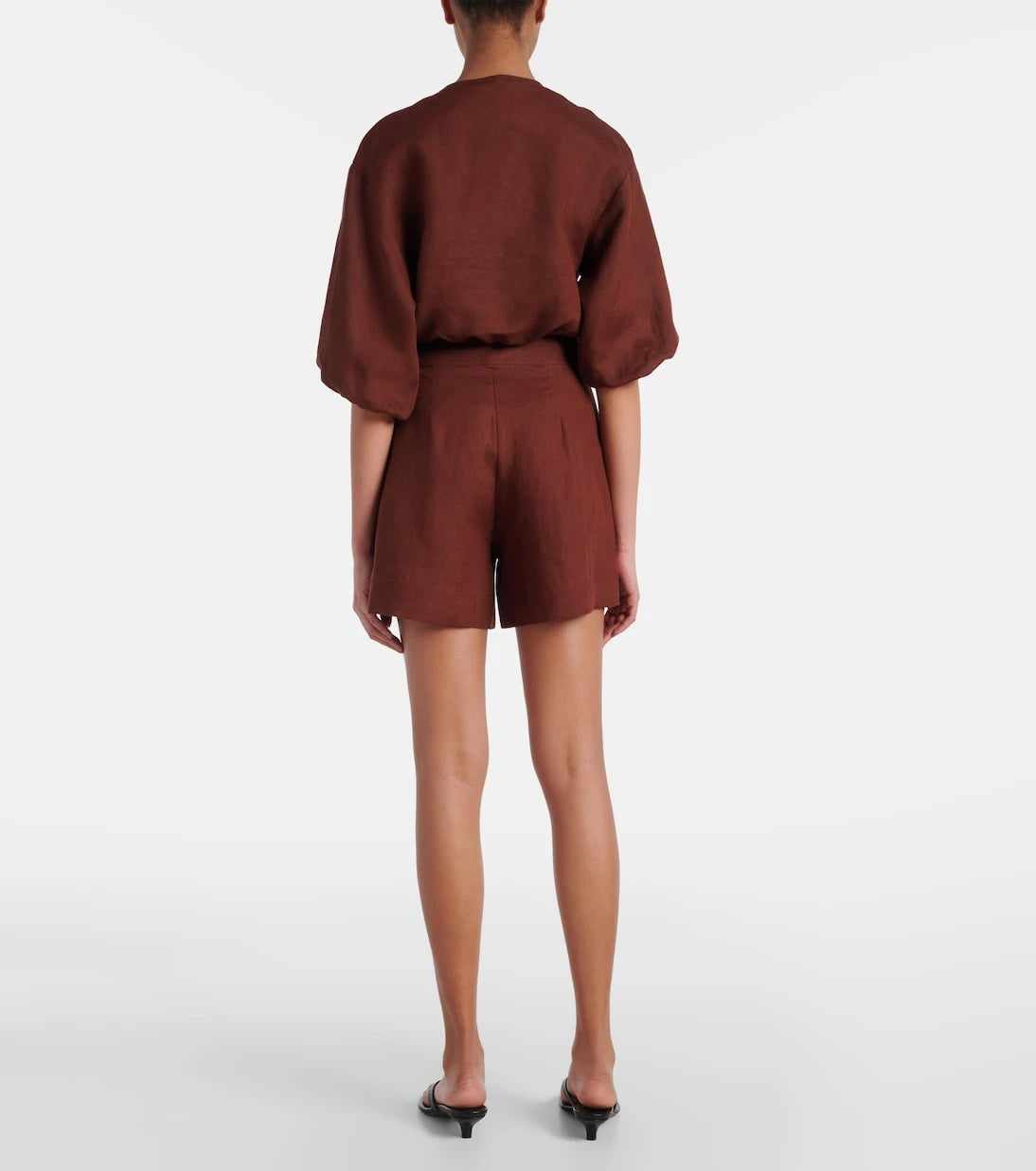 Eres - Correct linen shorts