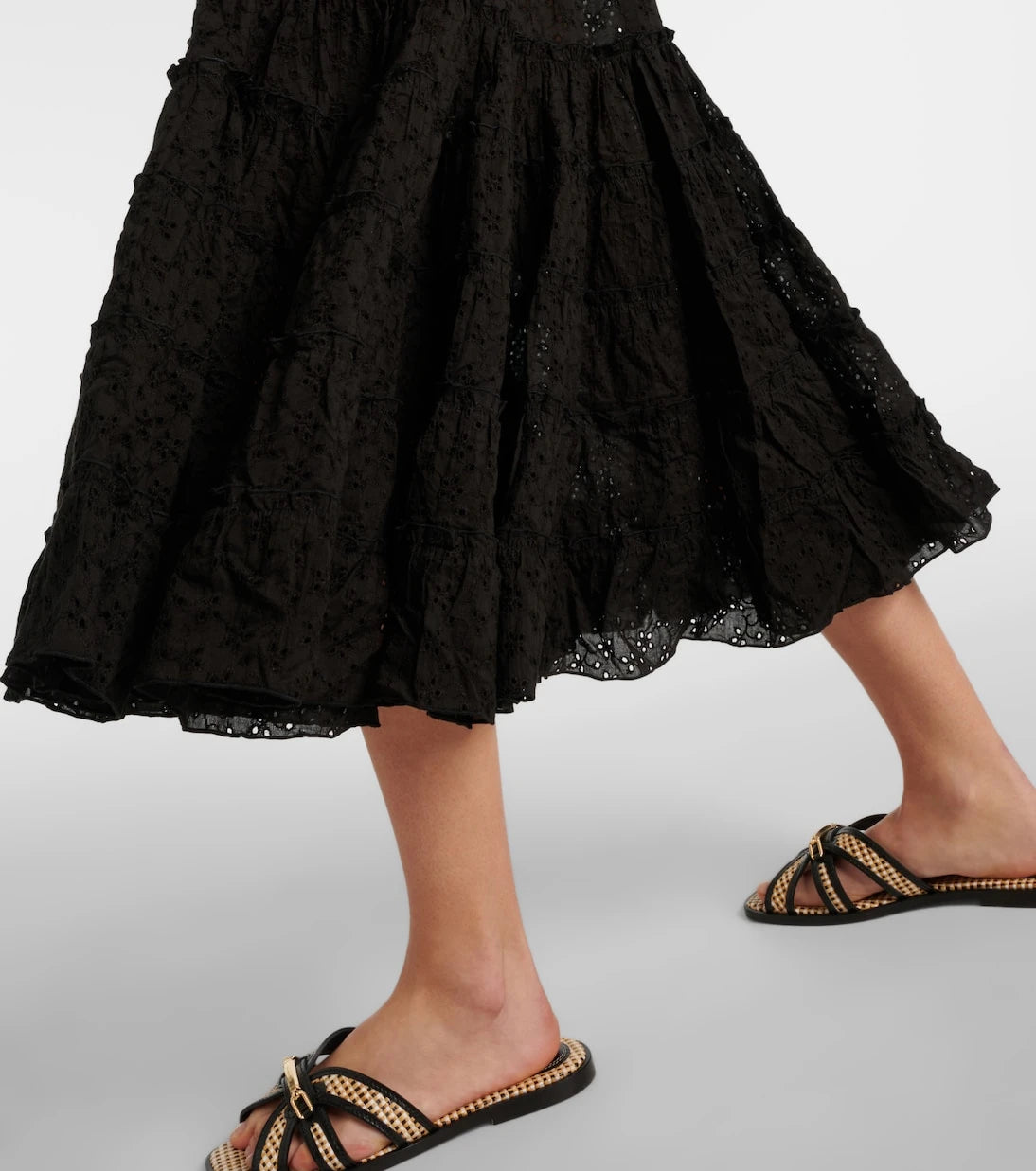 Poupette St Barth - Soledad smocked cotton midi dress