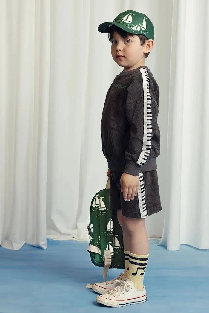 Mini Rodini Piano terry Çocuk Pamuklu Sweatshirt