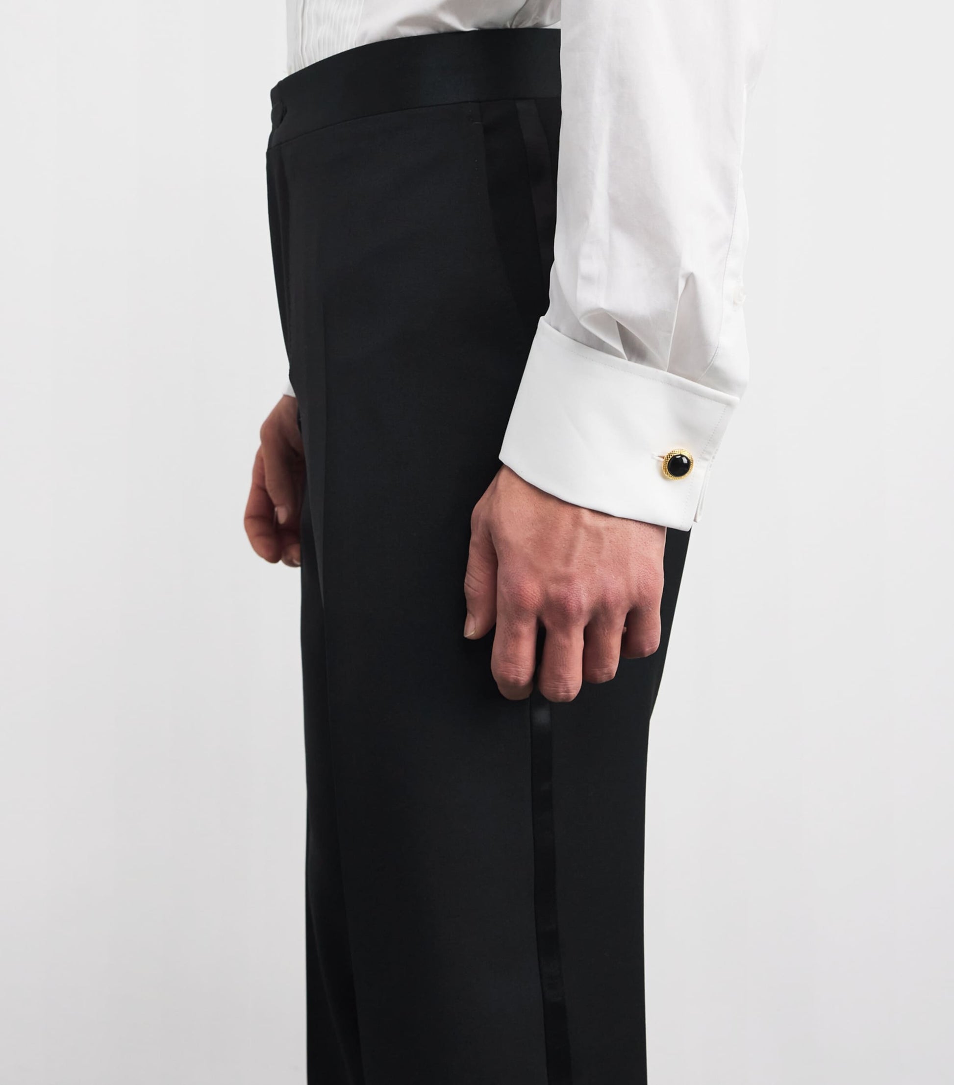 Wool Tuxedo Trousers