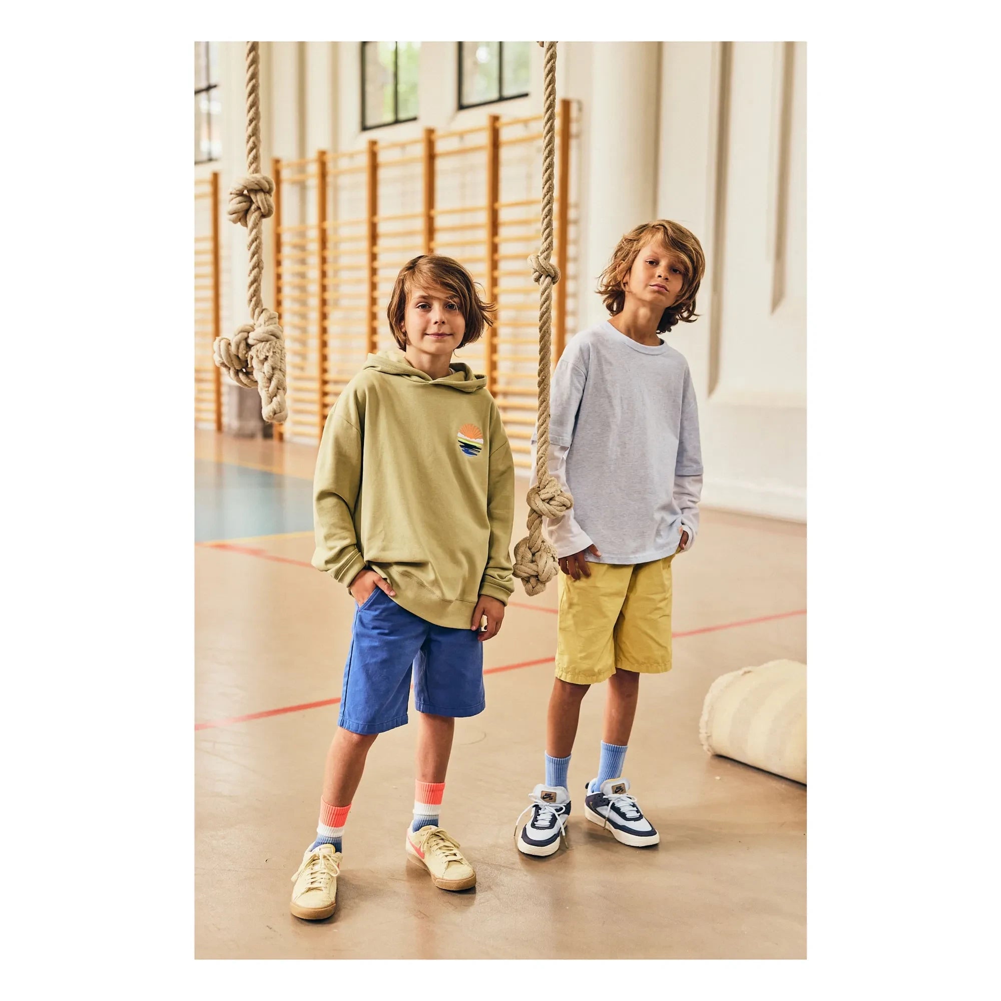 AO76 - Arthur Sunbay sweatshirt Recycled cotton | Khaki