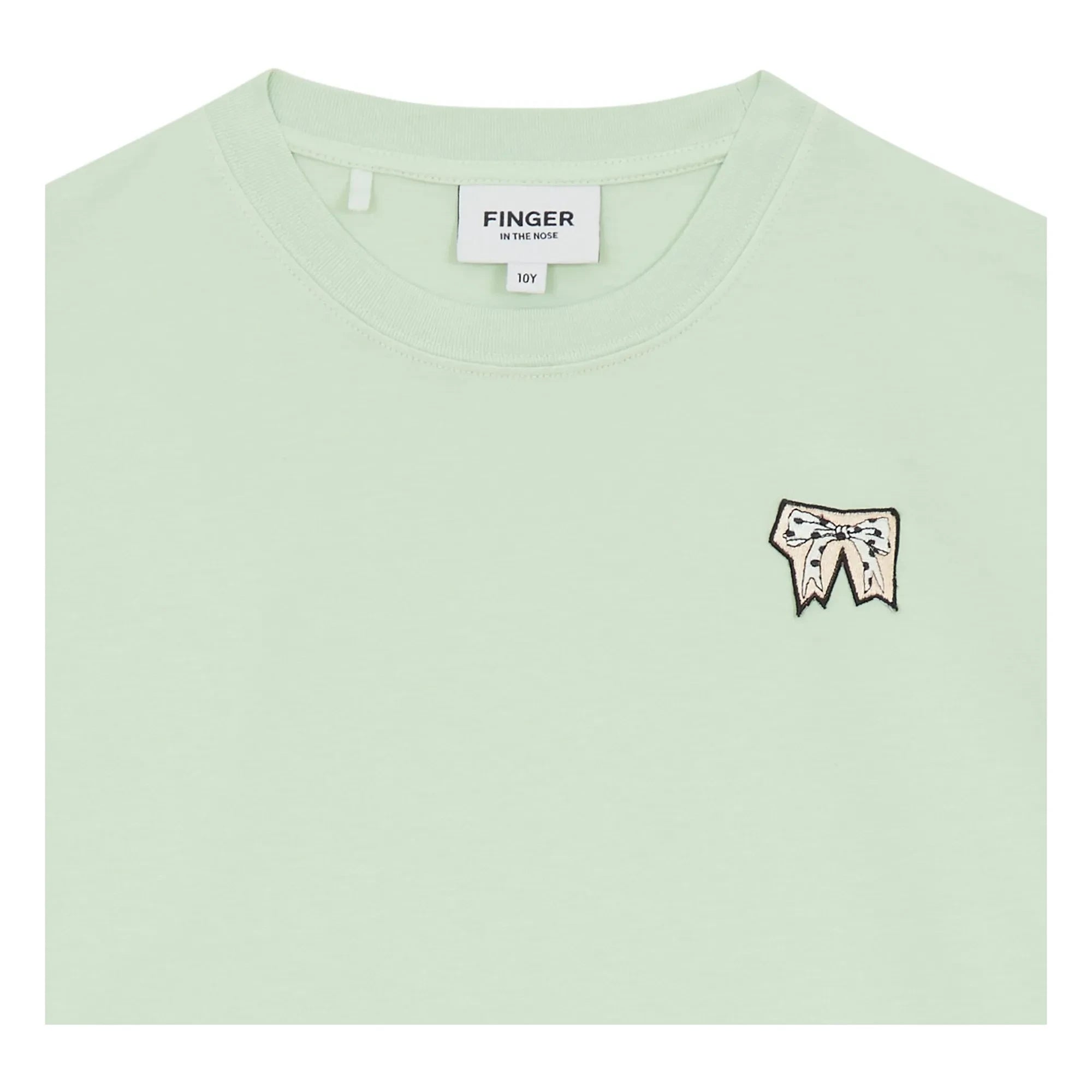 Finger in the nose - Oversize Filo organic cotton T-shirt | Green water