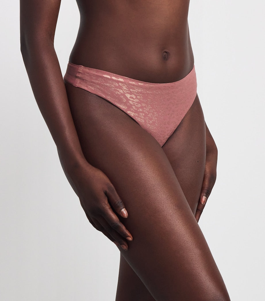 Pink SoftStretch Thong