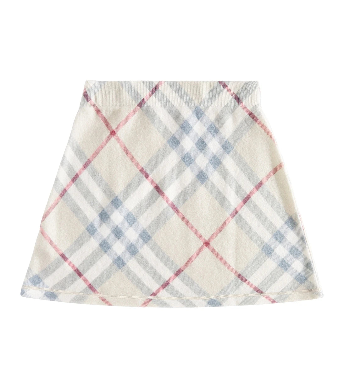 Burberry Kids - Burberry Check wool skirt