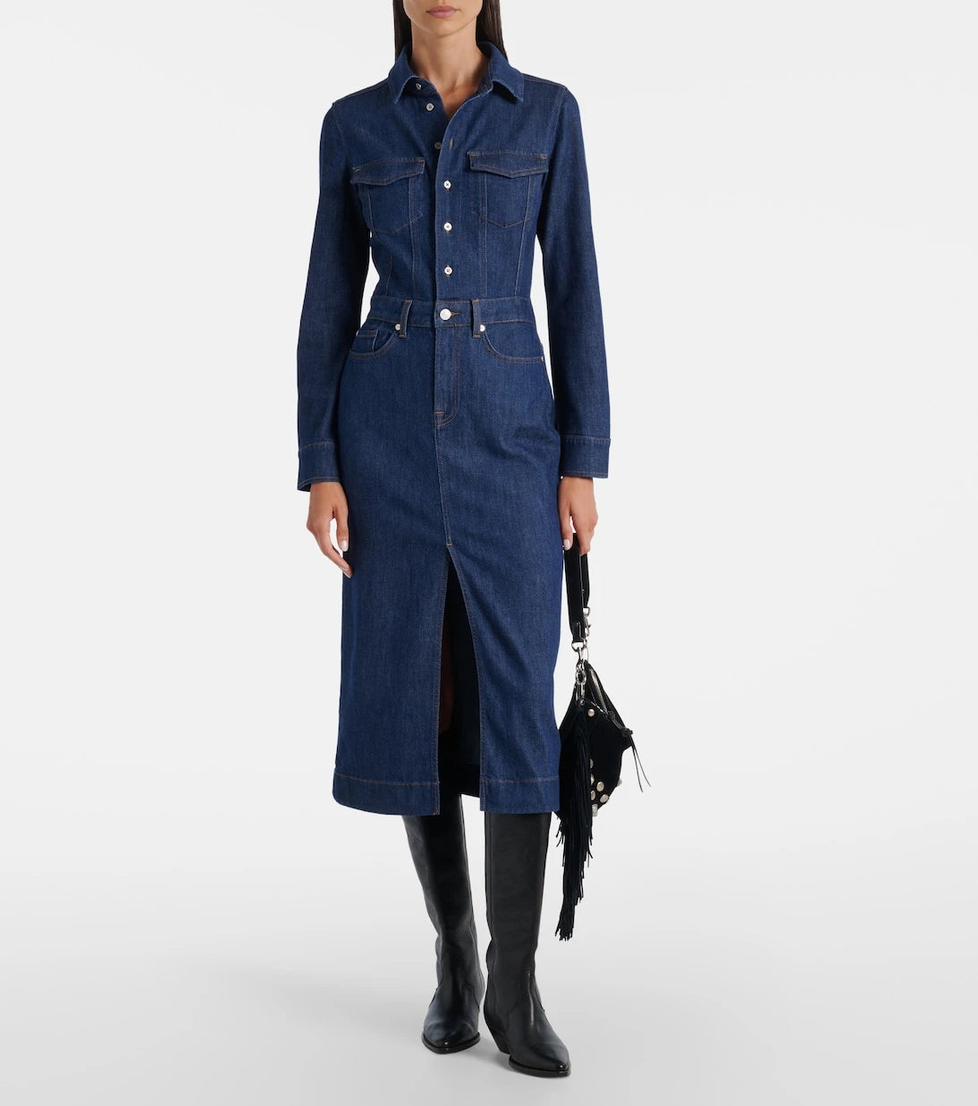 7 For All Mankind - Denim shirt dress