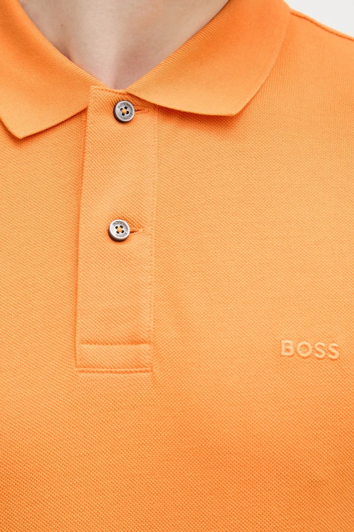 BOSS erkek pamuklu yakalı tişört Pallas