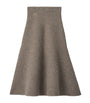 Burberry Wool-Blend Rib-Knit Midi Skirt