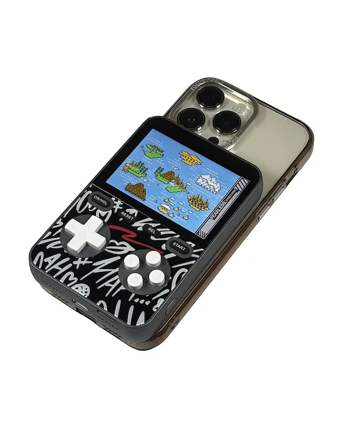 Reset Club Powerbank Gaming Dahili Oyun Konsollu Tam Şarj Cihazı 7,5 × 2 × 11,5 cm