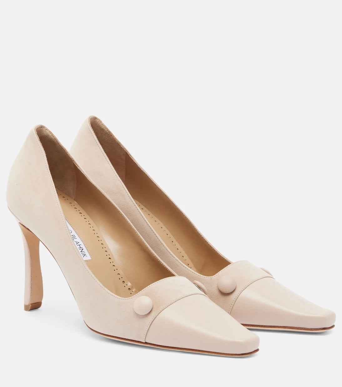 Manolo Blahnik - Quantapla suede pumps