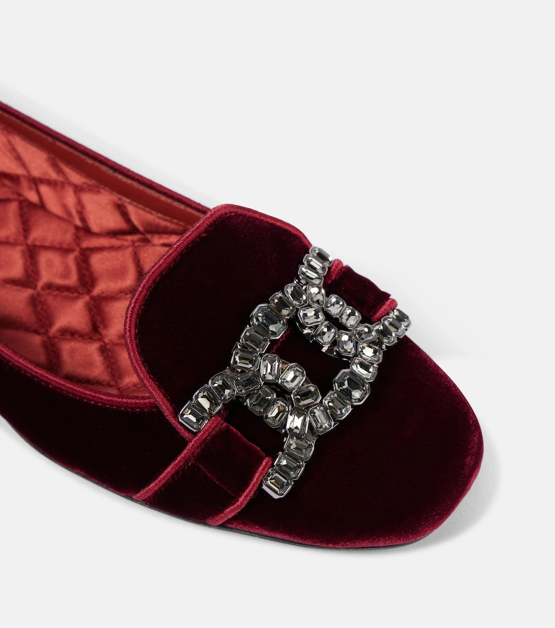 Tod's - Kate embellished velvet ballet flats
