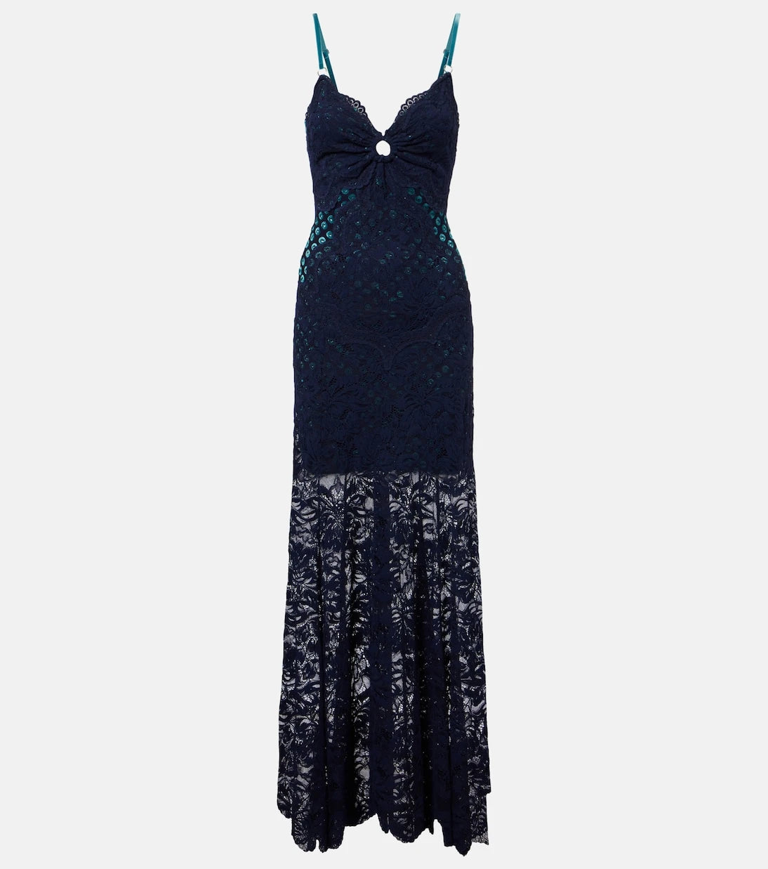 Rabanne - Lace maxi dress