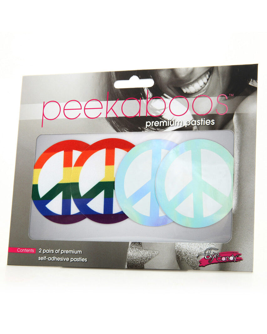 Pride Peace Sign Pasties