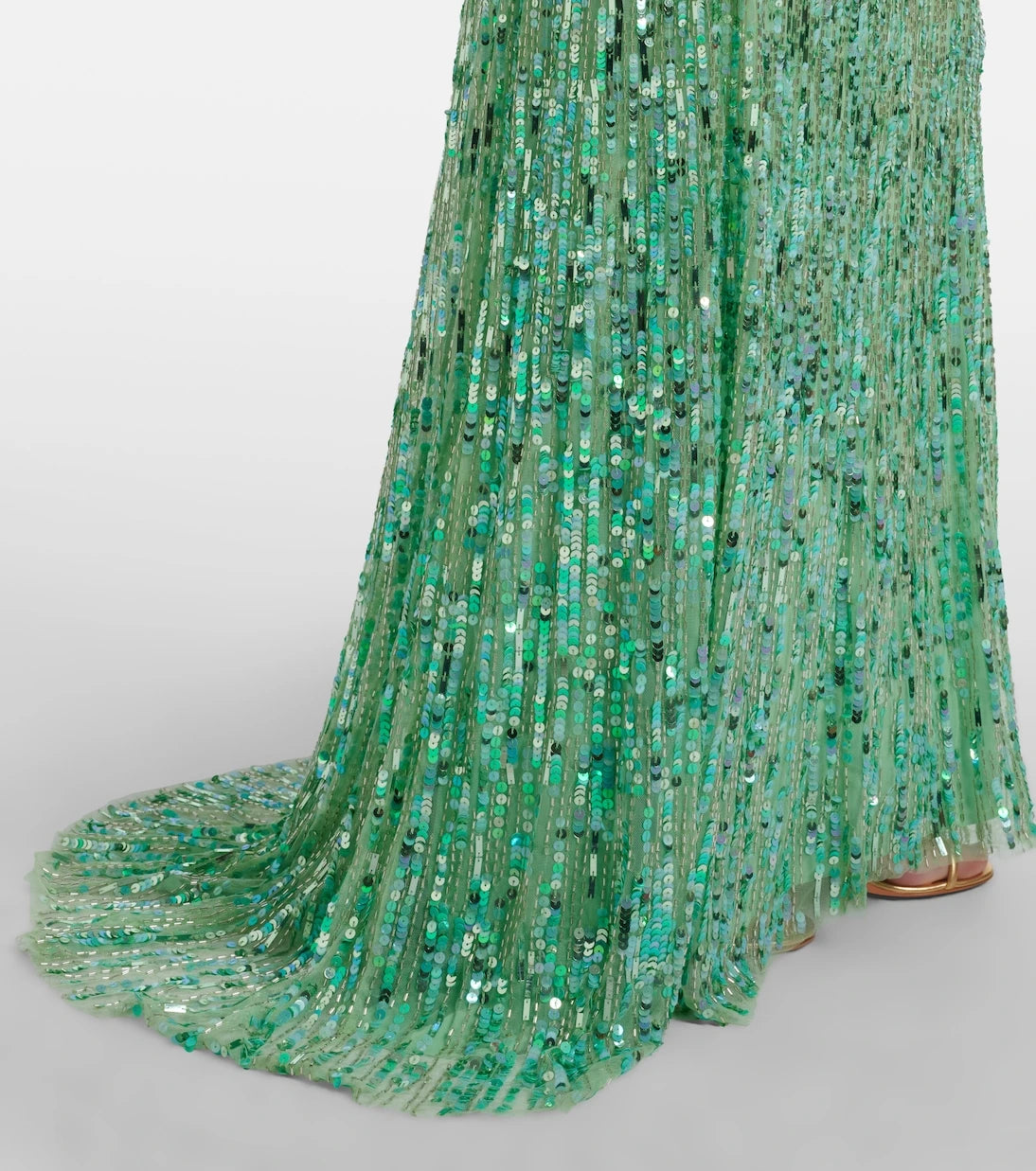 Jenny Packham - فستان Ines طويل مزين بالترتر