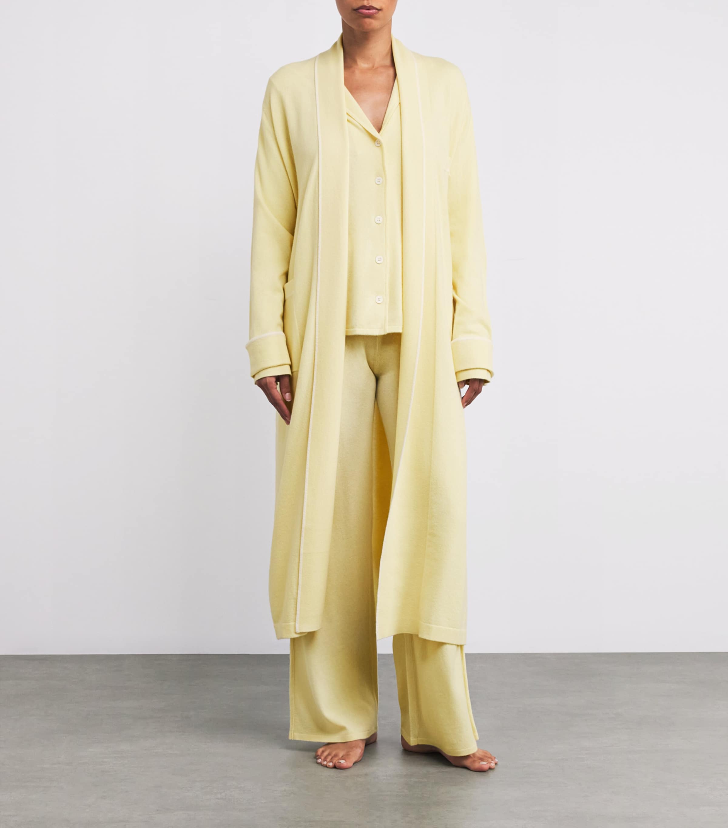 Yellow Cashmere Whitehall Robe