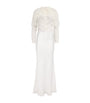 Self-Portrait White Lace Belted Maxi Dress