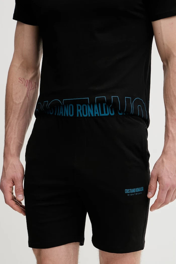 CR7 Cristiano Ronaldo iki parçalı erkek pamuklu pijama