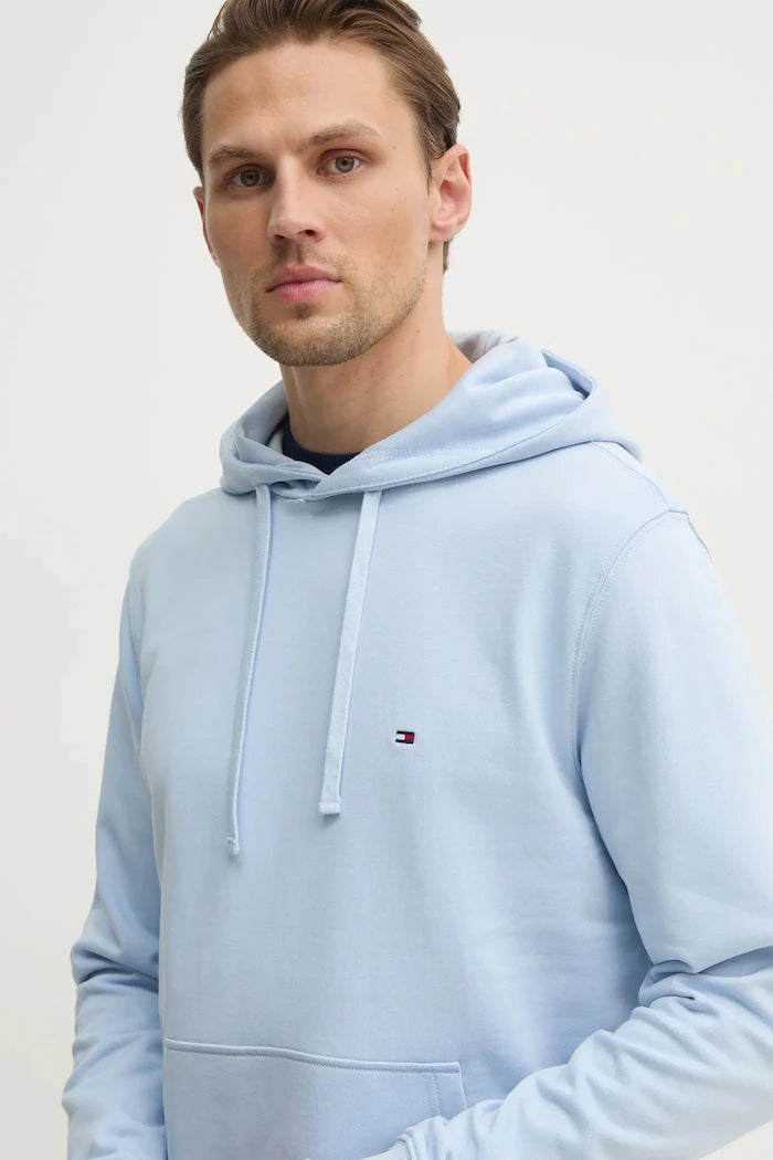 Tommy Hilfiger kapüşonlu erkek pamuklu sweatshirt
