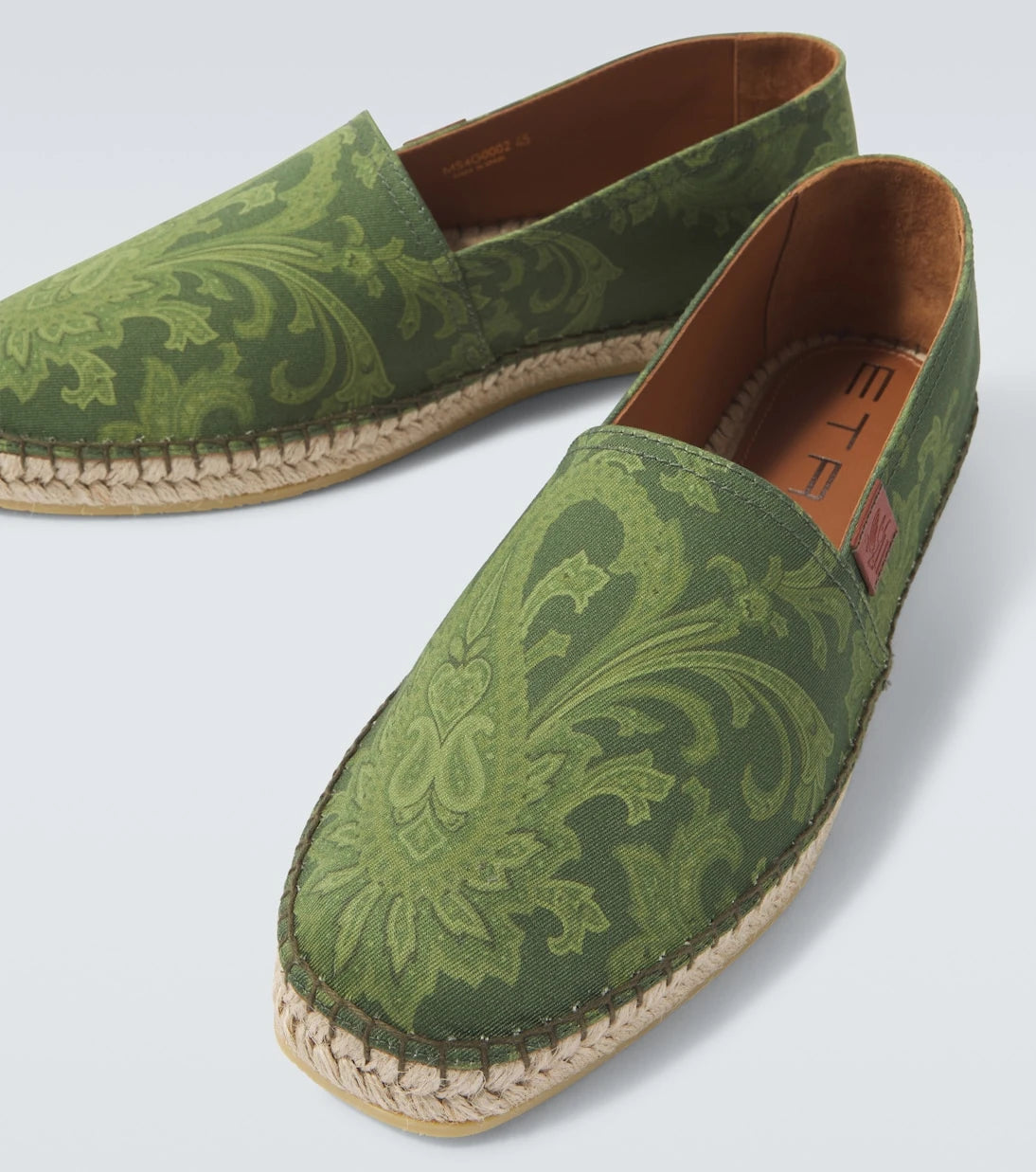 Etro - Paisley gabardine espadrilles