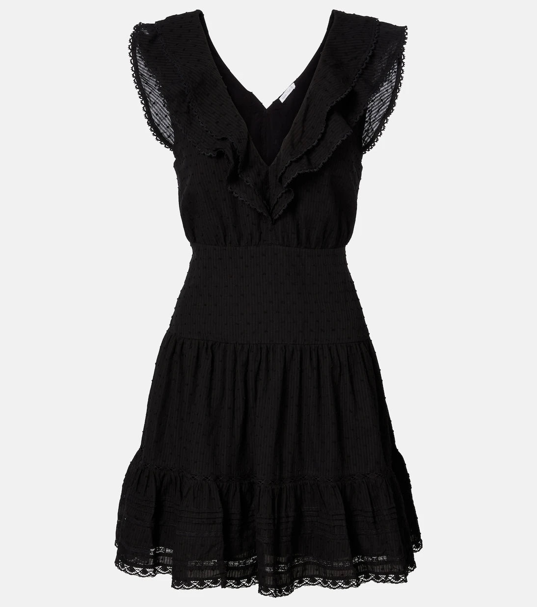 Poupette St Barth - Della ruffled cotton minidress