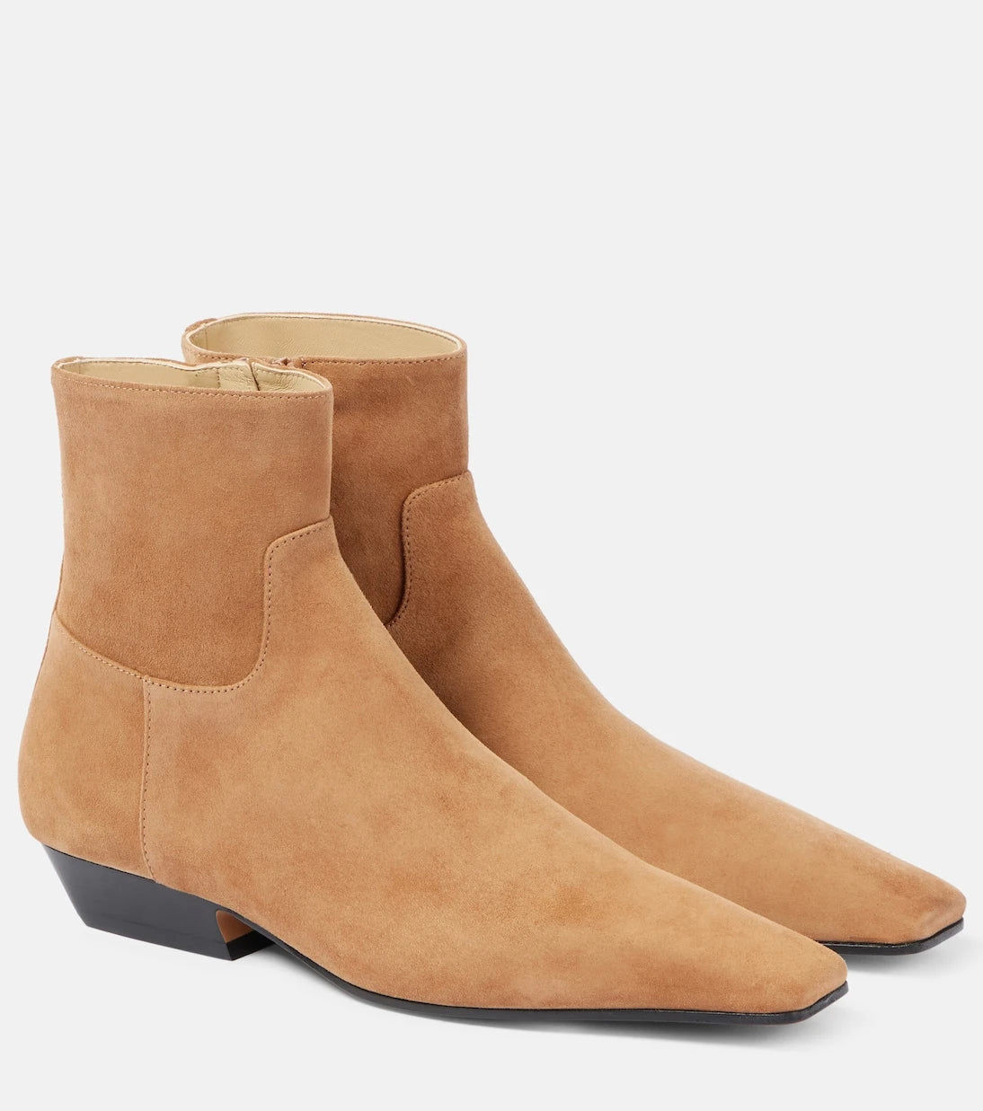 Khaite - Marfa suede ankle boots