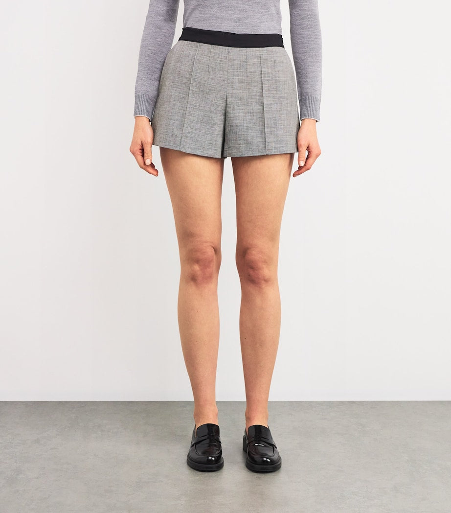 Black Tailored Shorts