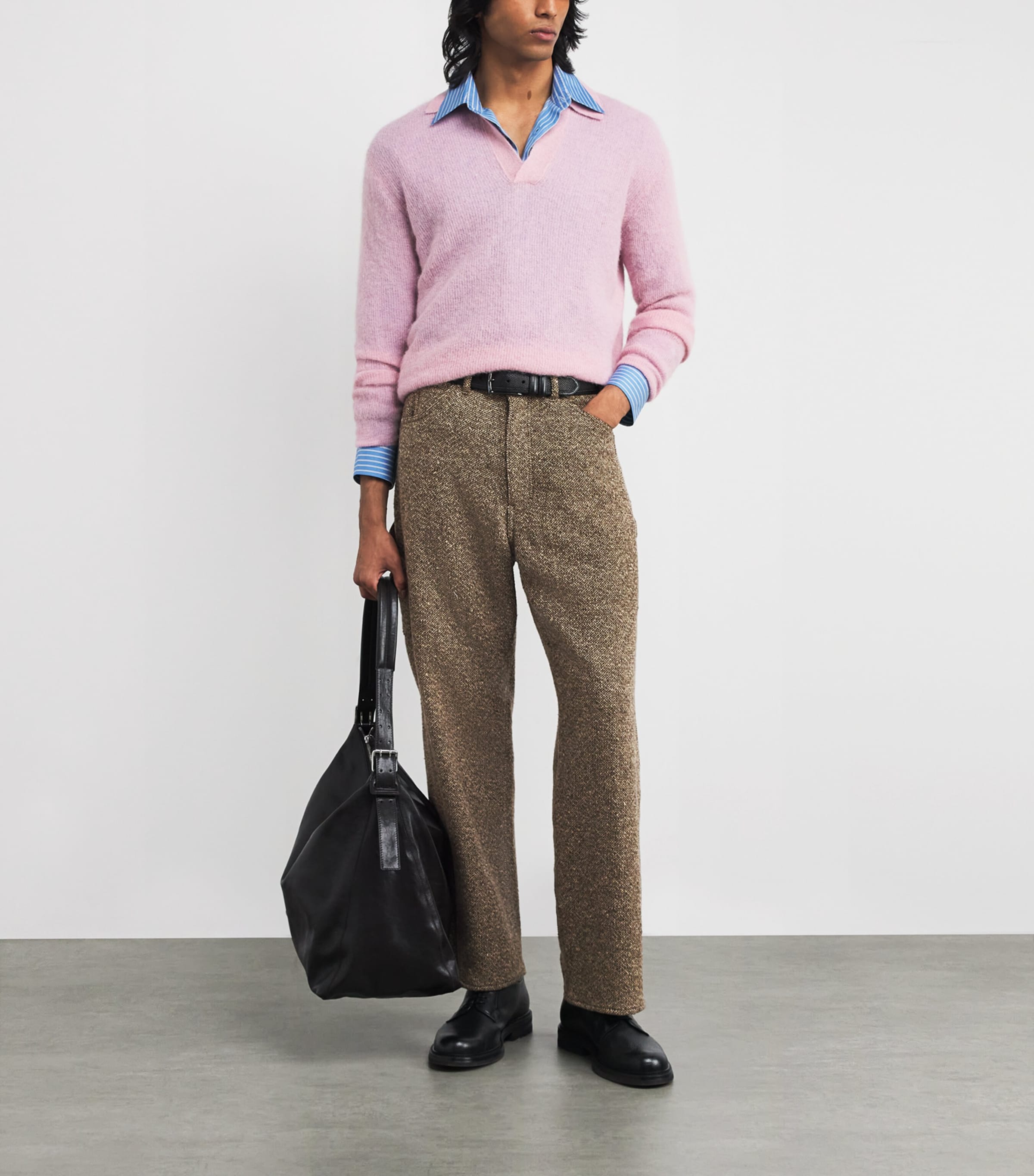 Wool Tweed Painter Trousers
