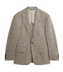 Grey Wool Donegal Tweed Bourdon Blazer