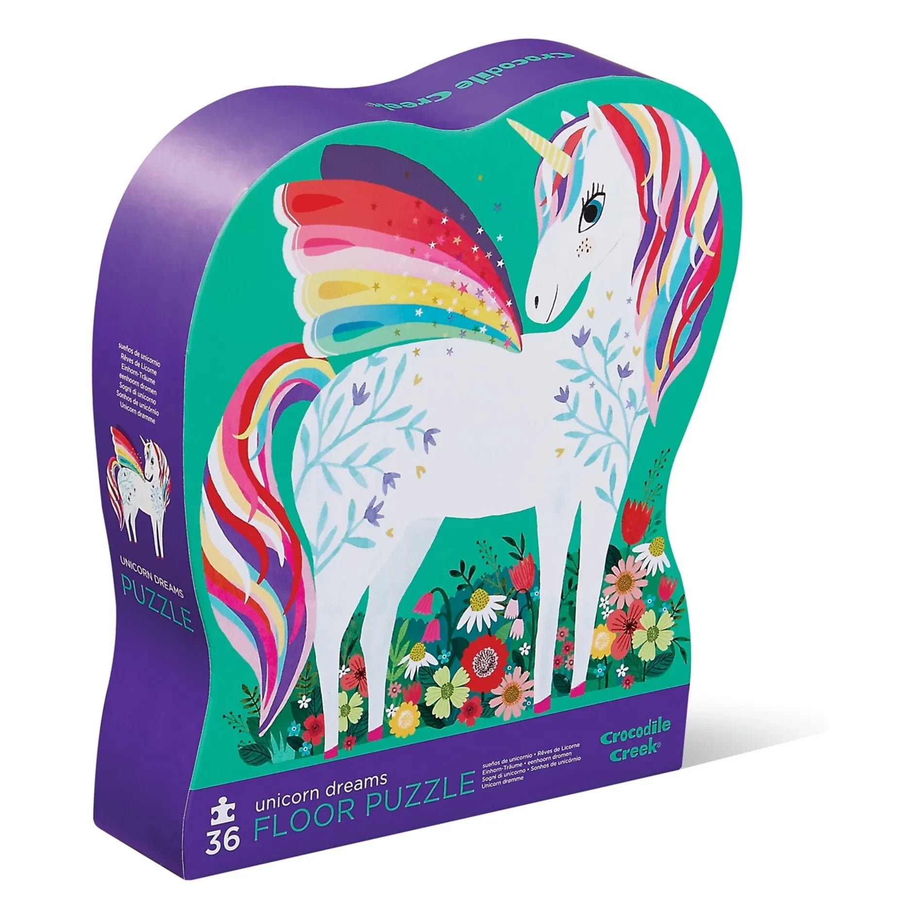 Crocodile Creek - Unicorn Garden Puzzle - 36 pieces